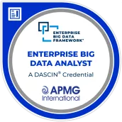 Enterprise Big Data Analyst badge