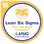 Lean Six Sigma Yellow Belt badge