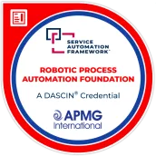 Robotic Process Automation Foundation badge