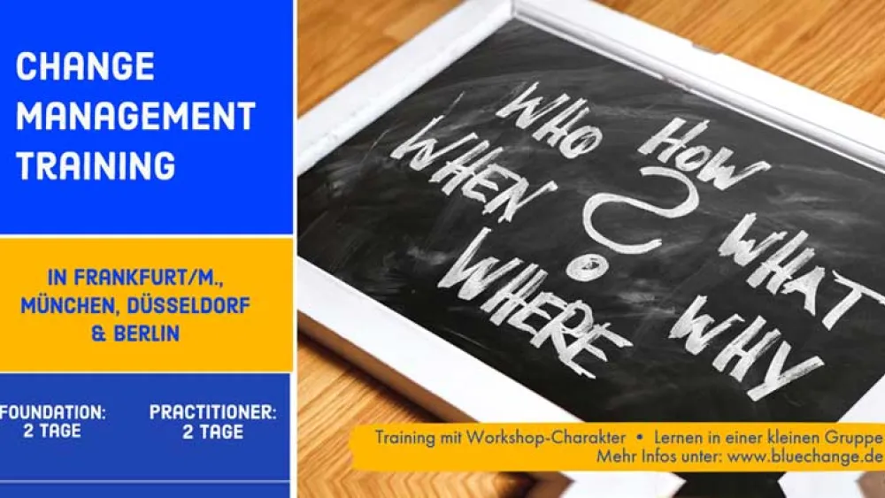 Blue Change Solution's Change Management course offerings