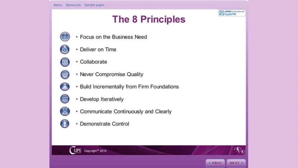 CUPE AgilePM online course