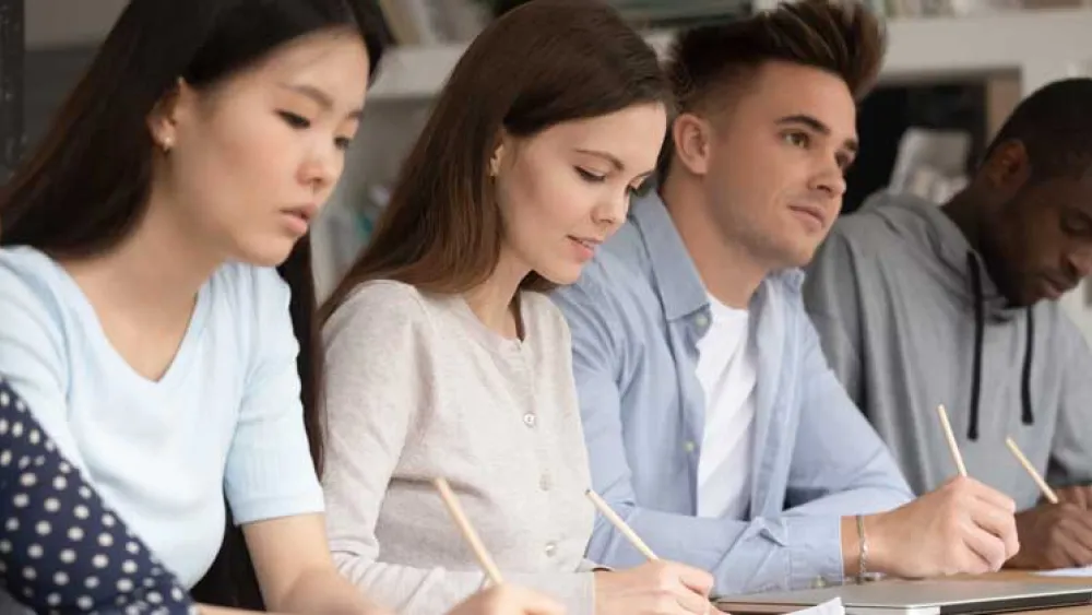 iStock image of people in a classroom
