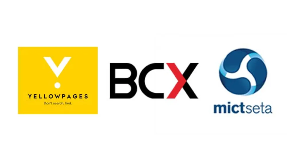 Netcampus' client logos - including Yellow pages, BCX and mictseta