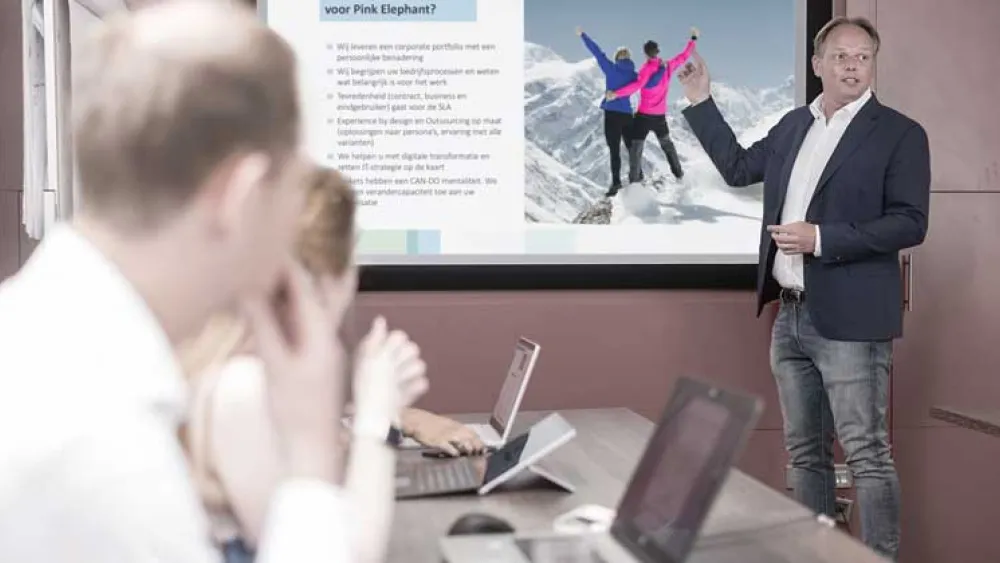 Pink Elephant classroom in action