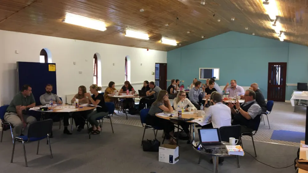 Busy Change Management workshop with Raj Khanna Associates