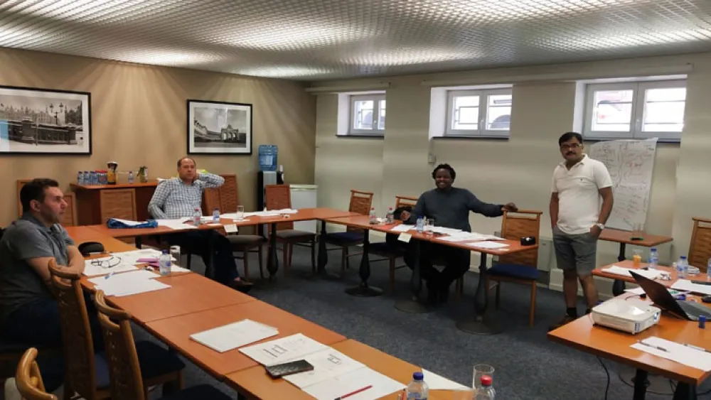 Raj Khanna Associates Belgium classroom