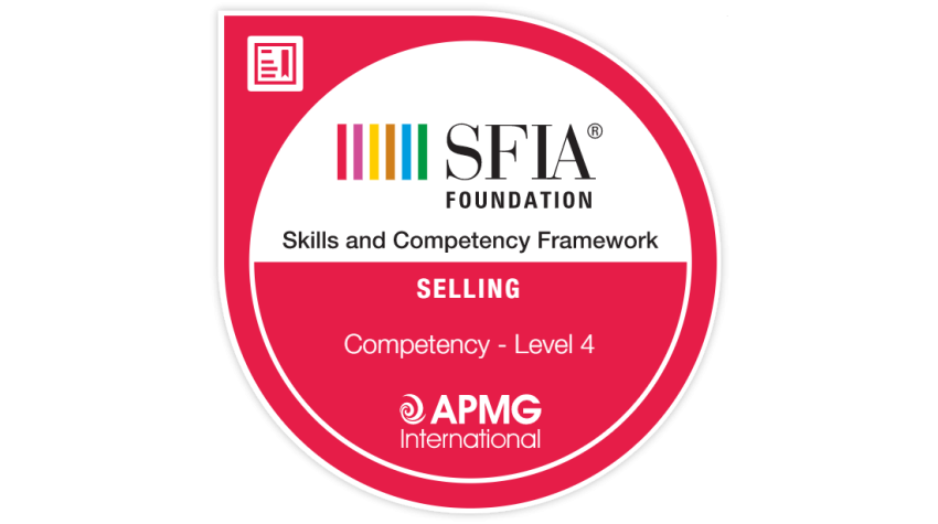 SFIA Foundation -  Skills and Competency Framework - Selling Competency Level 4 Digital Badge