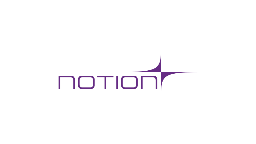 Purple Notion Logo with Star Icon